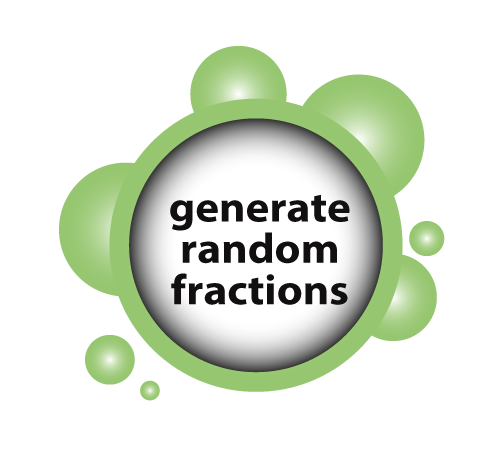 Random fraction generator